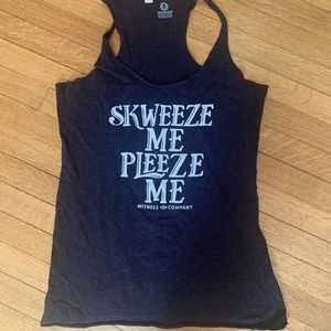 WITNESS CO. racerback tank